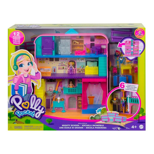 Polly Pocket Escuela Increíble De Mattel