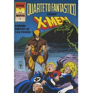 Hq Gibi Épicos Marvel Nº1 Quarteto Fantástico Versus X-men Outubro 1991