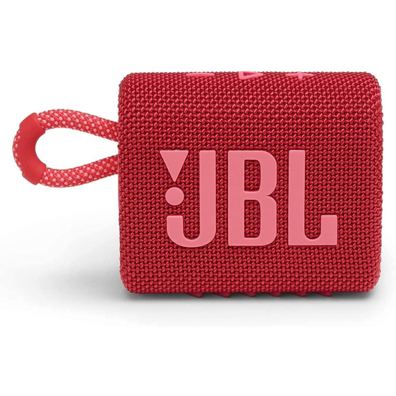 Jbl Go 3 Parlante Bluetooth Extra Bass Portatil Acuatico Red
