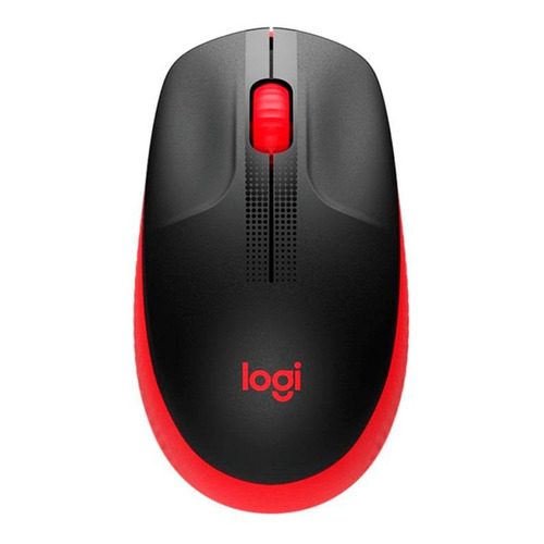 Mouse inalámbrico Logitech  M190 rojo