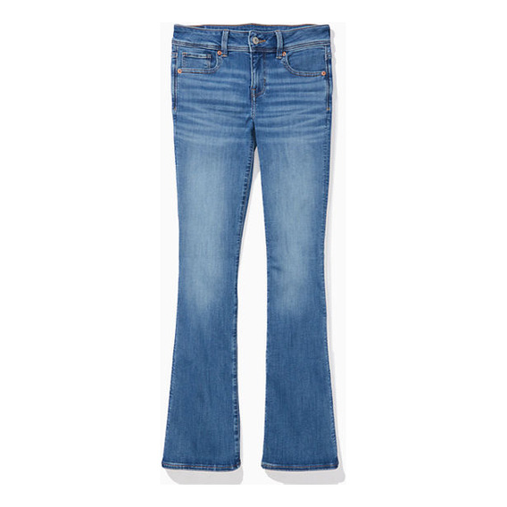 Jeans Ne(x)t Level Kick Bootcut Tiro Bajo Indigo Brillante