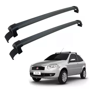 Bagageiro Teto Fiat Palio 2 Portas 2008 2009 2010 2011 Prata