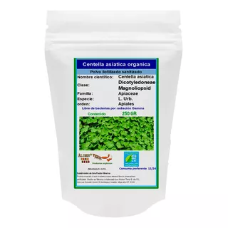 Centella Asiatica En Polvo 250gr Orgánica