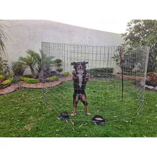 Jaula Corral Para Perro 1.2mt Alto 12 Paneles Dog Play Pen