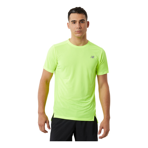 Remera New Balance De Hombre - Mt23222hil