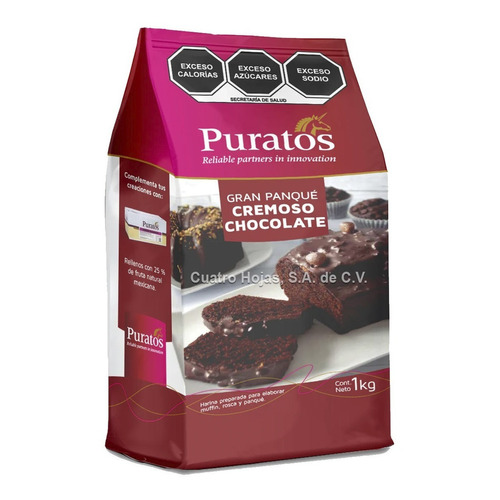Harina Puratos Gran Panque Cremoso Chocolate 1 Kg