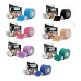 Cinta Kinesiotape Venda Taping 2 Rollos X 5 Metros C/u