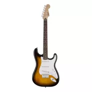 Guitarra Eléctrica Squier By Fender Bullet Stratocaster Ht De Álamo Brown Sunburst Brillante Con Diapasón De Laurel Indio