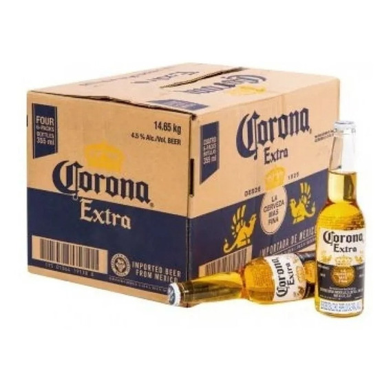 Cerveza Corona Porrón 330ml Pack X24 Zetta Bebidas