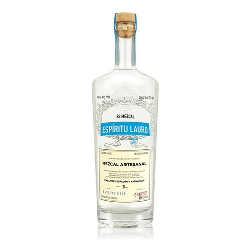 Mezcal Espiritu Lauro Joven 750 Ml