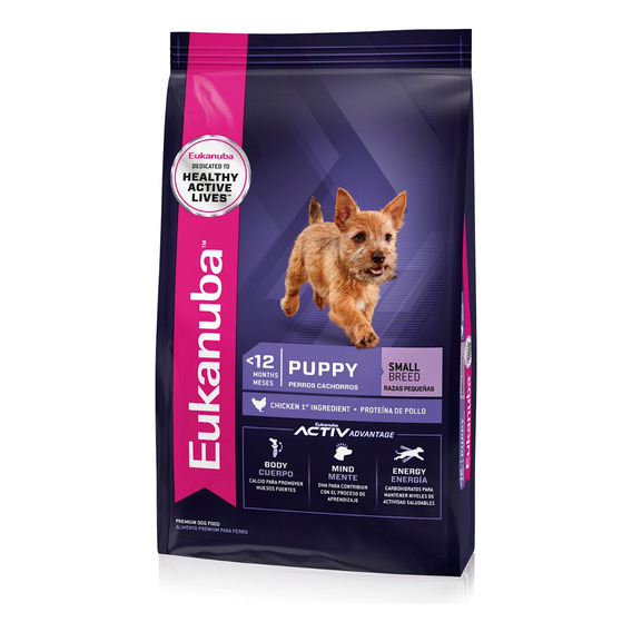 Alimento Eukanuba Perro Cachorro Raza Pequeña Mix Bolsa 3kg