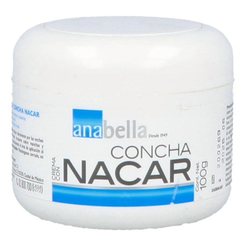 Crema Concha Nácar 100g Anabella