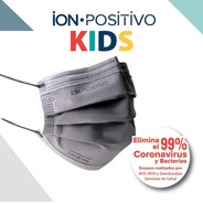 Barbijos Ion Positivo Kids / Niños Nanopartícula X 3u 