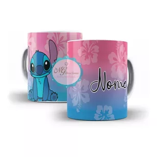 Caneca Stitch Lilo Disney Personalizada Com Seu Nome Mod. #2