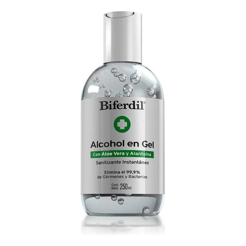 Biferdil Alcohol Gel X 250ml Art 700 Con Tapa