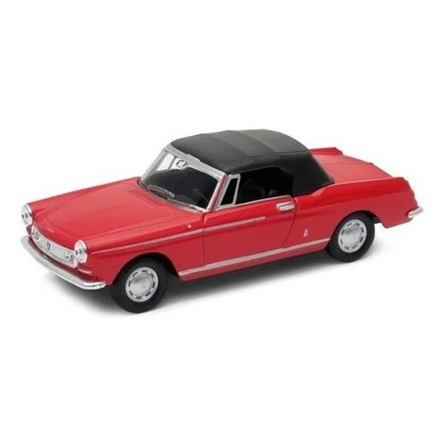 Welly 1:34 Peugeot 404 Cabriolet (soft Top) Rojo 43604h-cw