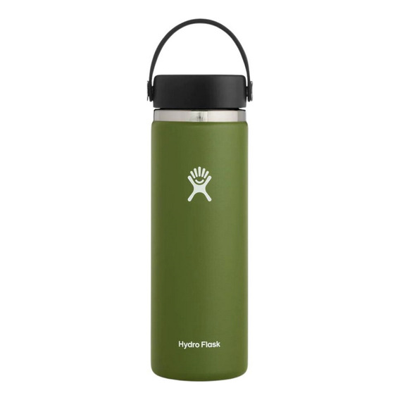 Botella Outdoor Hydro Flask Wide Mouth 591 Ml/20 Oz Verde W2