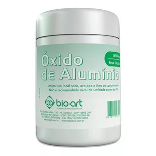 Oxido De Aluminio 50 Micron 220 Mesh 800gr  Bio Art