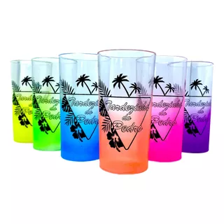 100 Copos Longdrink 320ml  Personalizados Tardezinha