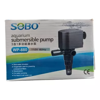 Bomba Submersa Para  Aquário Lagos E Fontes Sobo Wp-880 127v