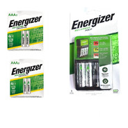 Cargador Energizer Maxi Aa Aaa + 2 Pilas Aa + 4 Aaa Recarg 