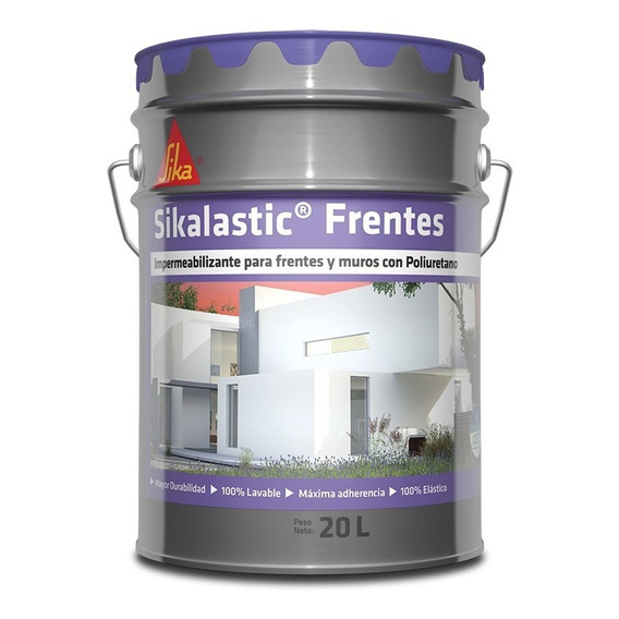 Sikalastic Frentes Impermeabilizante Liquido X 20 Lts Sika 