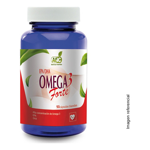 Anc Omega 3 Forte X 90 Caps Blandas Sabor Sin Sabor