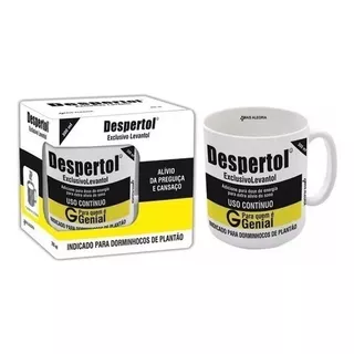 Caneca Porcelana Divertida Caneca Despertol Com Levantol