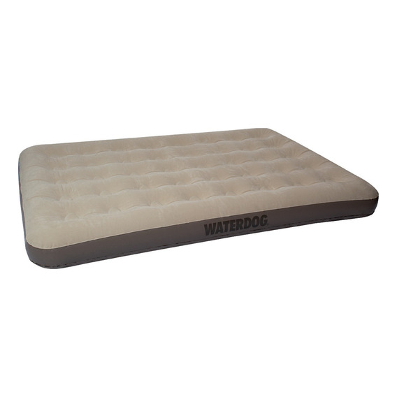 Colchón Inflable 2 Plazas Waterdog F541 Calidad Premium Color Beige