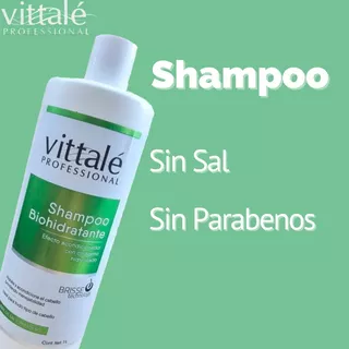 Vittale Shampoo Biohidratante Sin Sal, Sin Parabenos 1 Litro