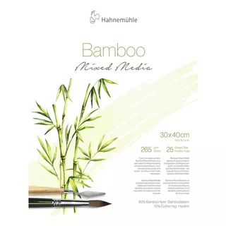Bloco Hahnemuhle Bamboo 265g/m2 30x40cm 25 Folhas