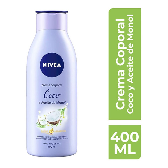 Crema Corporal Nivea Senses Coco Y Monoï 400ml