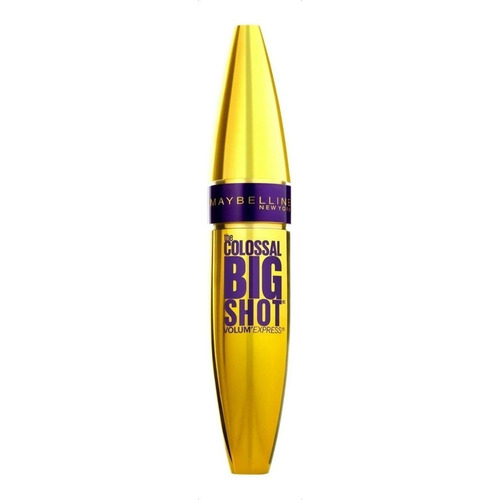 Máscara de pestañas Maybelline The Colossal Big Shot Volum' Express waterproof 9.5ml color brownish black