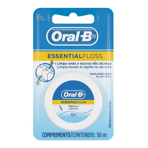 Hilo Dental Essential Floss 50mtrs Sin Cera Oral-b