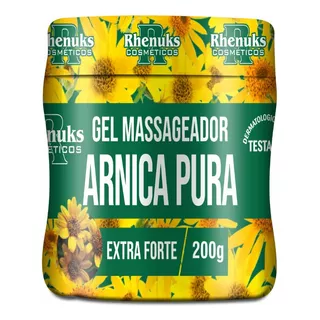 Gel Massageador Arnica Pura 200g - Alívia Dores Musculares