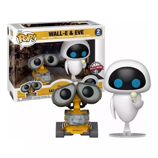 Funko Pop Wall E & Eve Pack Exclusive Disney Pixar