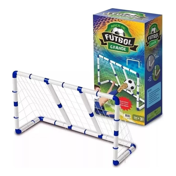 Arco De Futbol Grande Infantil Dimare Armado 1,80x1,20mts