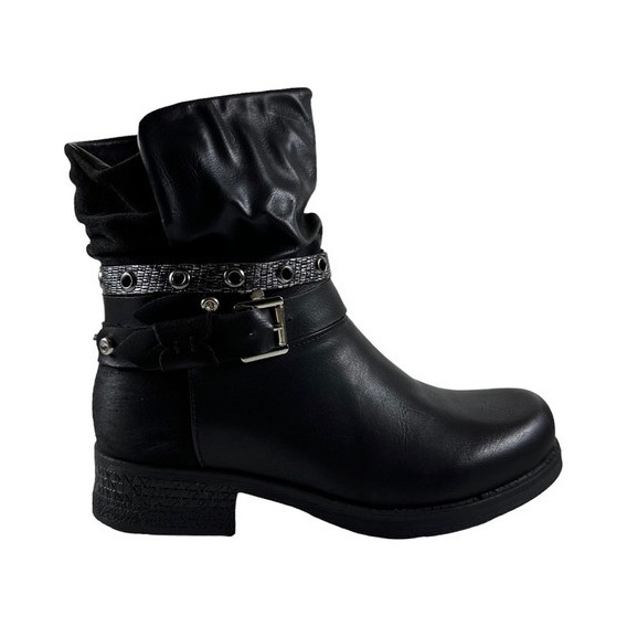 Botin Via Uno Negro Numero 35 Al 40 Liquidacion