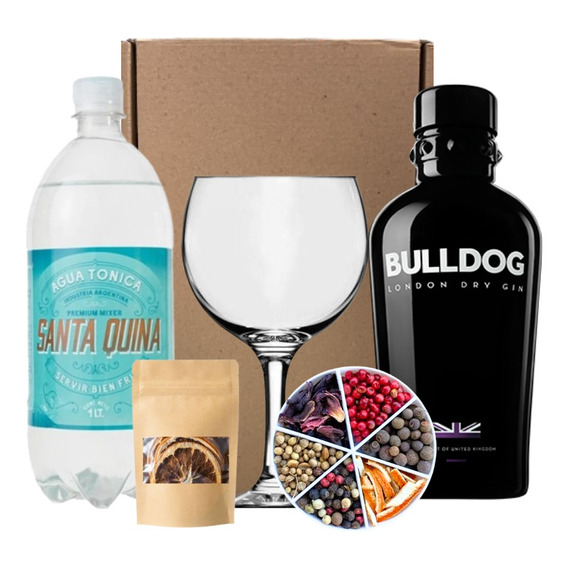 Gin Tonic Box Premium Bulldog + Botanicos + Copon + Tonica