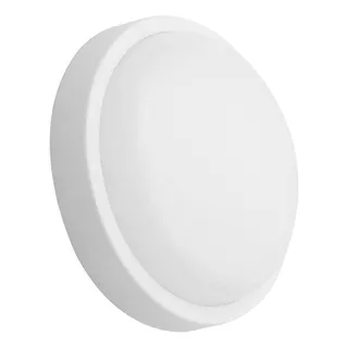 Aplique Tortuga Led Redondo 8w Fria Blanco De Pared Candela