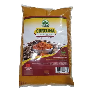 Açafrão Cúrcuma 500g Sorococo 100% Puro + 200 Gramas De Sal