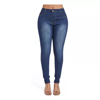 2024 Pantalon Jeans De Cintura Alta Para Mujer Levanta Pompa