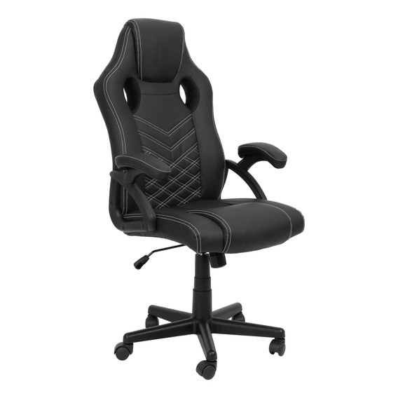 Silla Pc Gamer Oficina Escritorio Ergonomica Imback IBK-SGB001 Respaldo Alto Color Negro Material Del Tapizado Pu Leather / Cuero Sintético