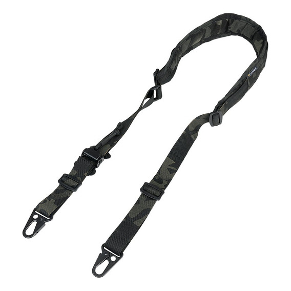 Portafusil Táctico 2 Puntos Bungee Sling Militar Policía Color MultiCam black