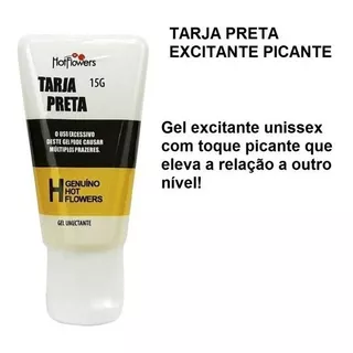 Gel Tarja Preta Estimulante Lubrifica E Aquece - Imediato