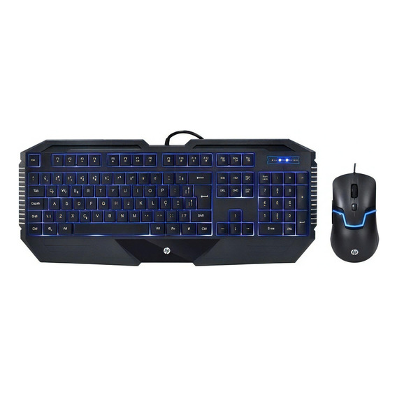 Kit de teclado y mouse gamer HP GK1100