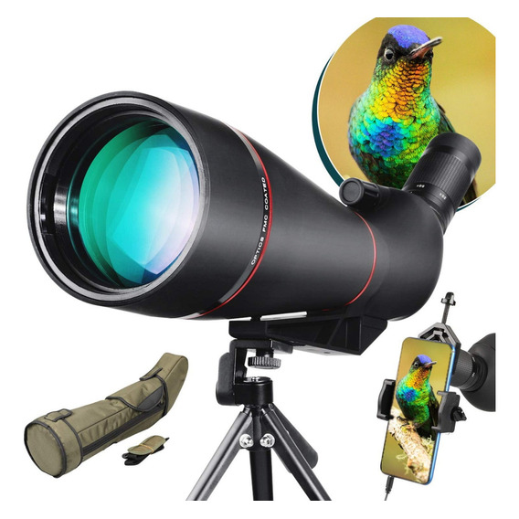 Maxlapter Monocular 25-75x100mm Para Aves Y Vida Silvestre