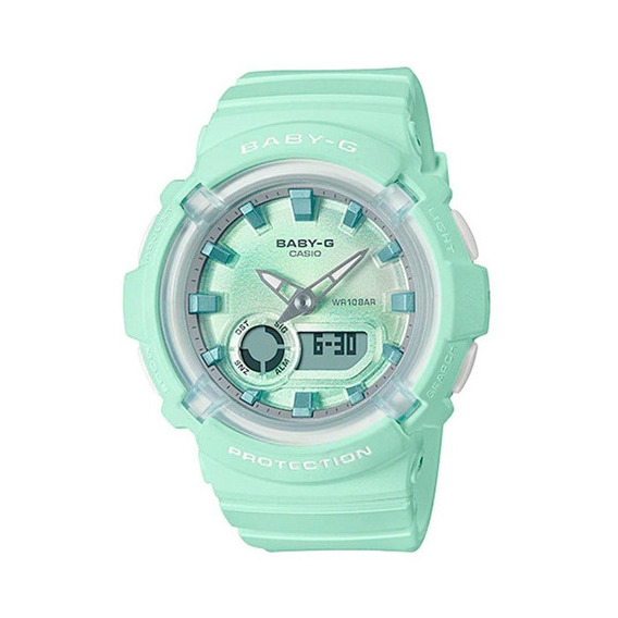 Reloj Casio Baby-g Urbano Bga-280-3adr Verde Resina Dama