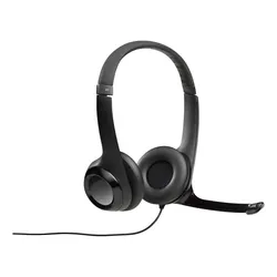 Headset com fio USB Logitech H390 Preto