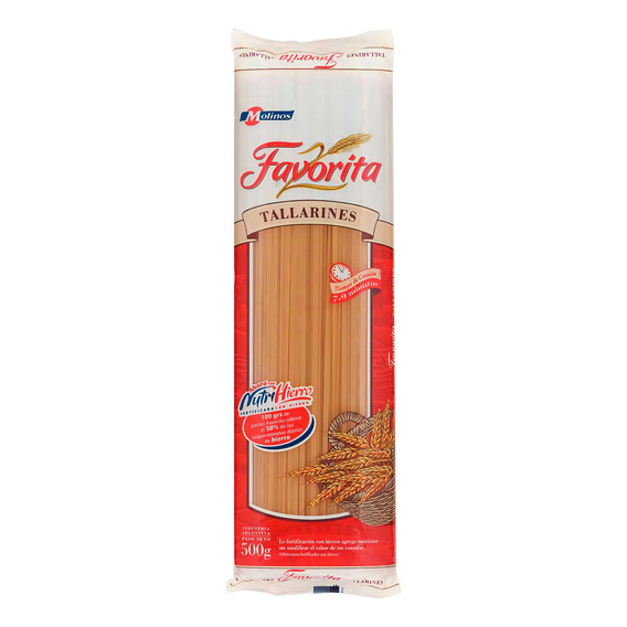 Fideos Tallarin 500 Gr Favorita